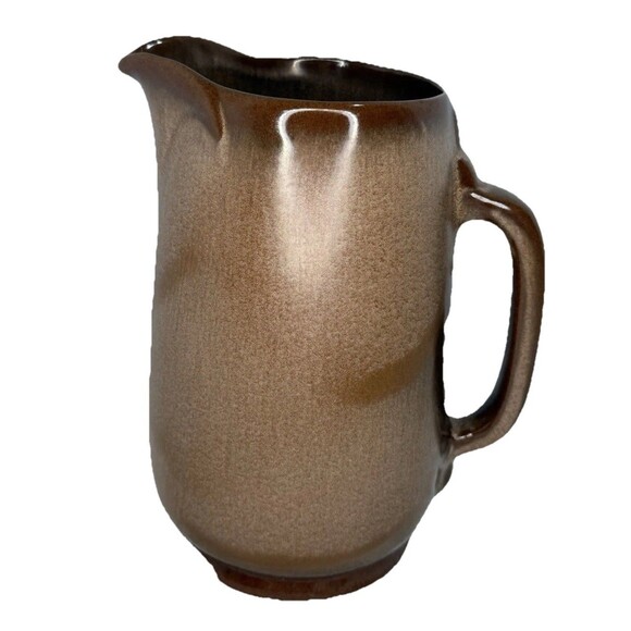 Vintage Frankoma Pottery Brown 7-1/2 Inch Pitcher (A13) - Picture 1 of 6